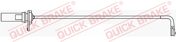 Czujnik zużycia klocka